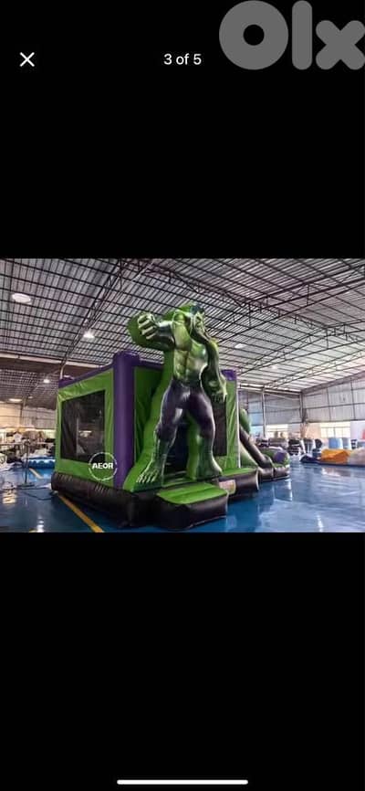 Inflatable Hulk Castle EyeCatching & Profitable لعبة نطاطة على شكل هال
