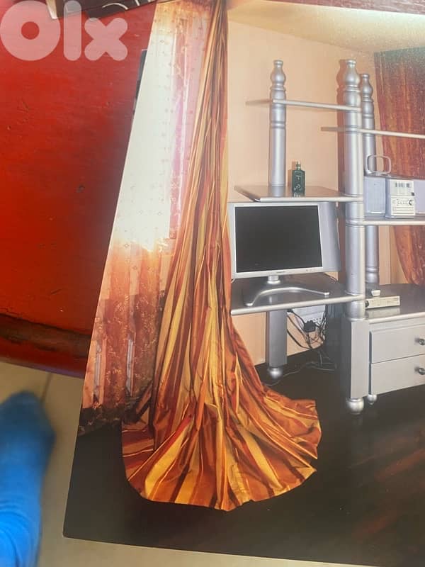 hand made with palissandre wood and leather 6