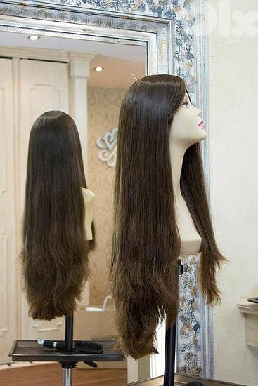 باروكات شعر طبيعي %100 بواريك طبيعية باروكة نسائية