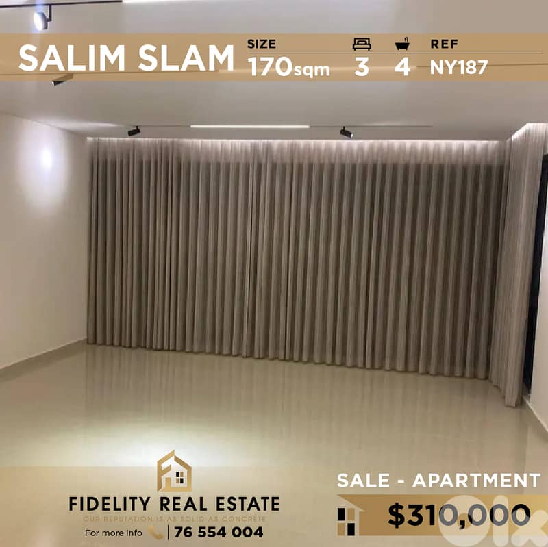 Apartment for sale in Salim Slam NY187 شقة للبيع في سليم سلام 0