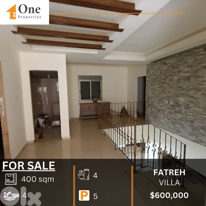 VILLA FOR SALE IN FATREH 0