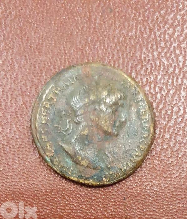 vintage roman bronze coin 1