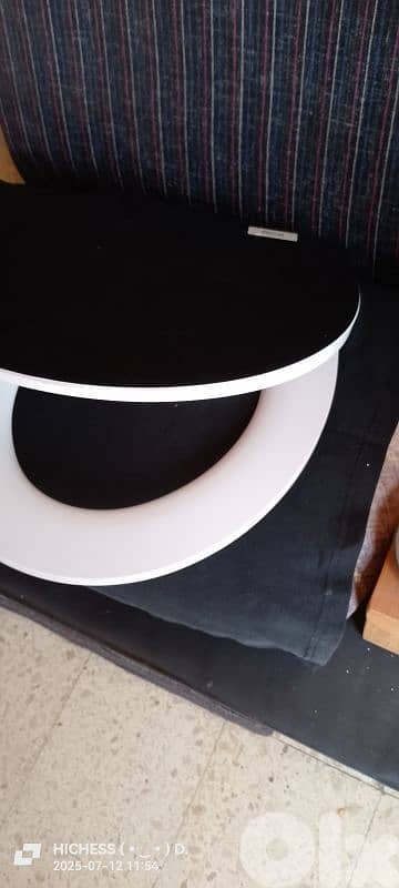 wenko black round toilet seat 2