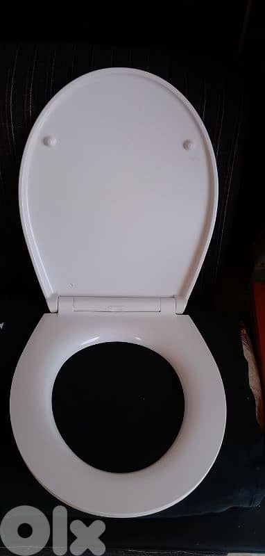 wenko black round toilet seat 3