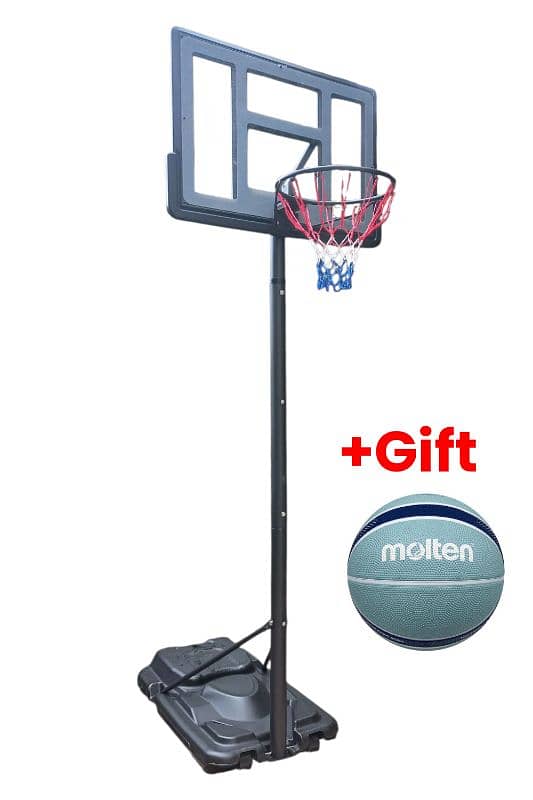 180$ basketball hoop with (FREE BASKETBALL MOLTEN) 1