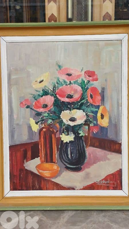 لوحة رسم زيتي اوروبية 2