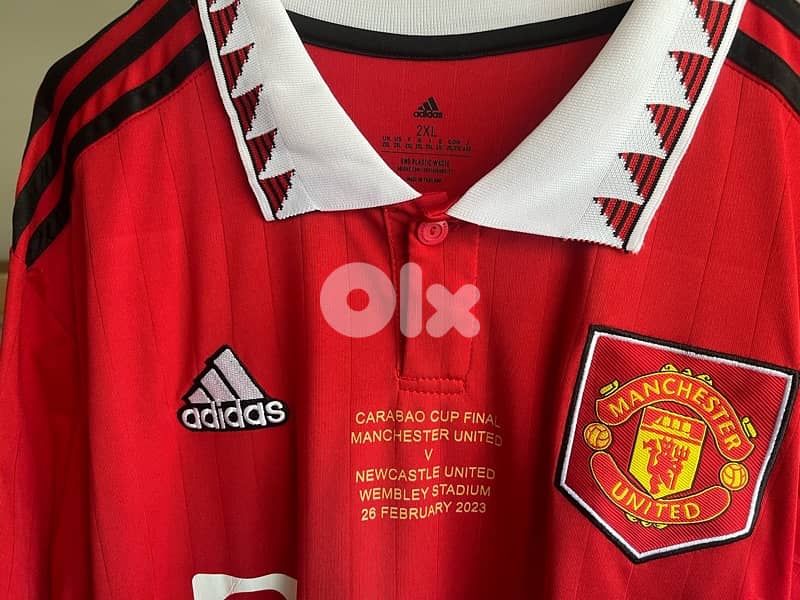 Manchester United final carling cup Home kit ronaldo 7 long sleeve 5