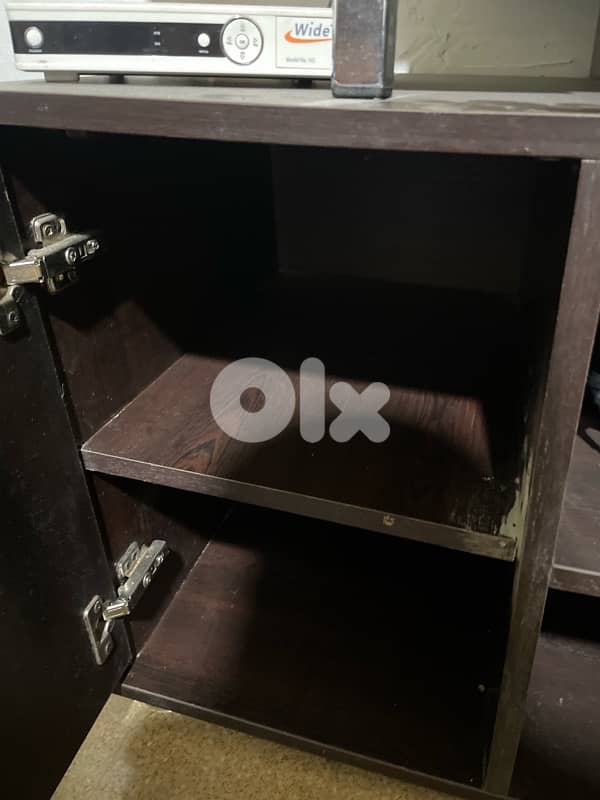 Tv unit wood 1