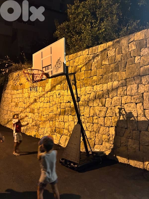 Portable basketball hoop 140 cm x 80 cm 1
