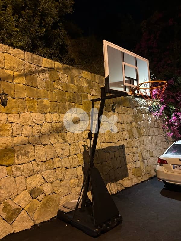 Portable basketball hoop 140 cm x 80 cm 2