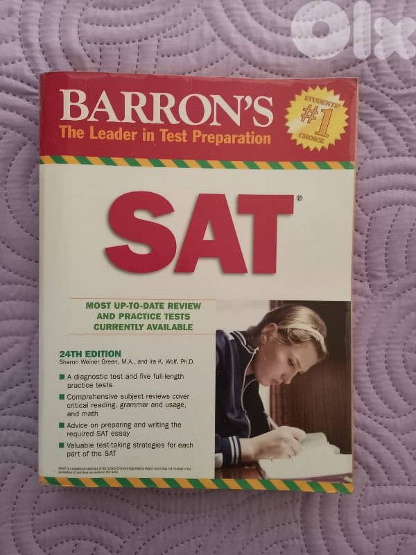 SAT Book 24th Edition - English + Math 0