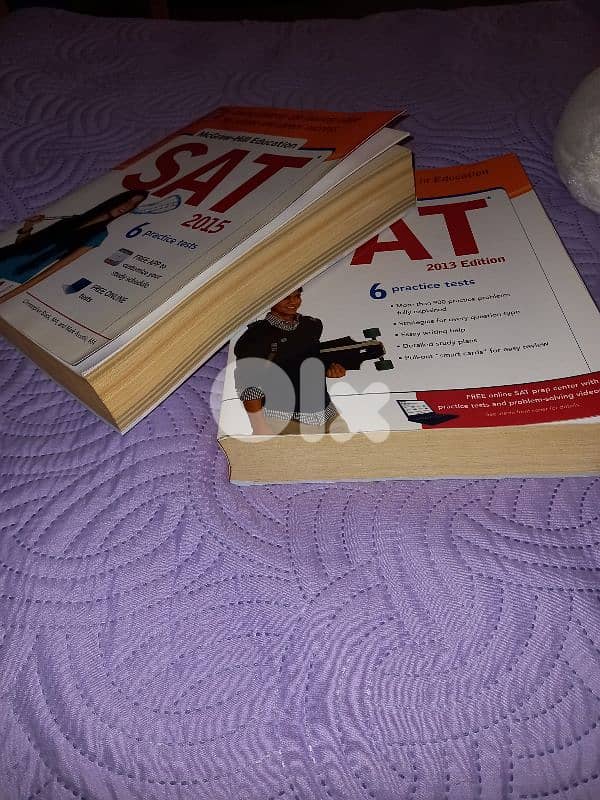 SAT books 2015 + 2013 Edition - Math + English 1