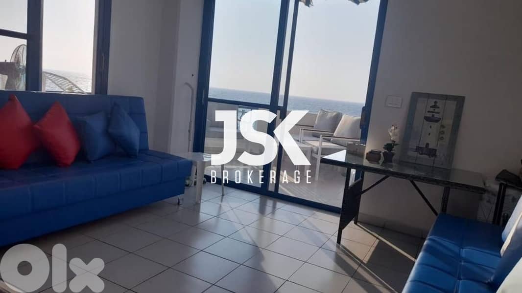 L13620 - 2-Bedroom Chalet for Rent With Panoramic Seaview In Halat 0