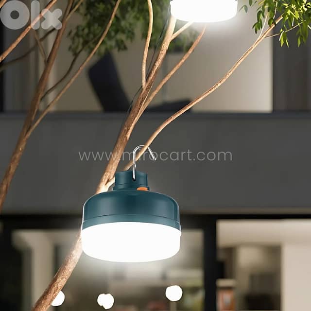 Rechargeable LED Camping Lantern (3 Modes): Waterproof w/Hook & Magnet 1