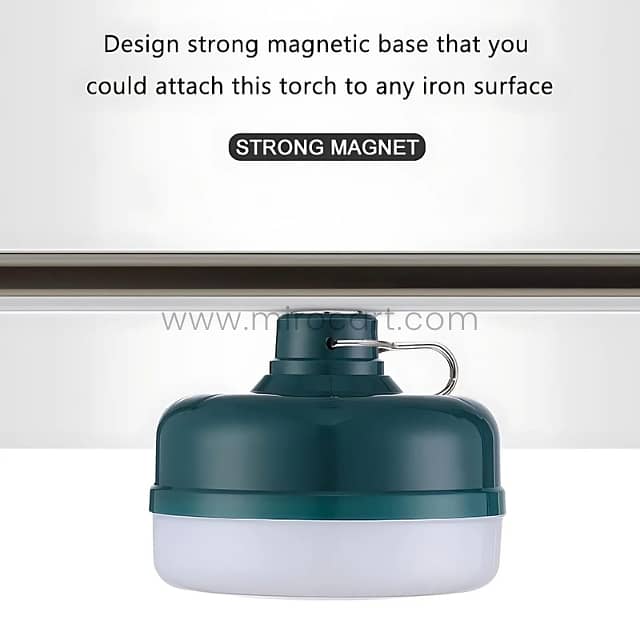 Rechargeable LED Camping Lantern (3 Modes): Waterproof w/Hook & Magnet 4