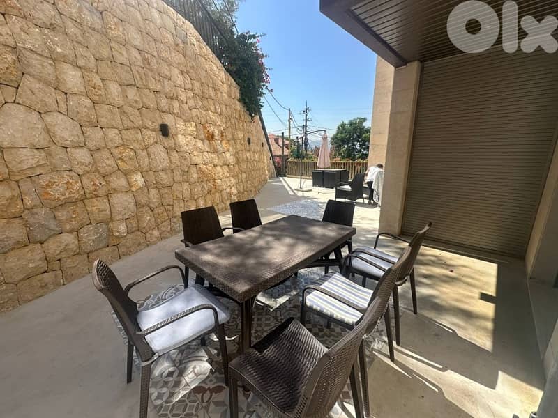 Apartment + 120 Sqm Terrace For Sale In Baabdat شقة للبيع في بعبدات 0