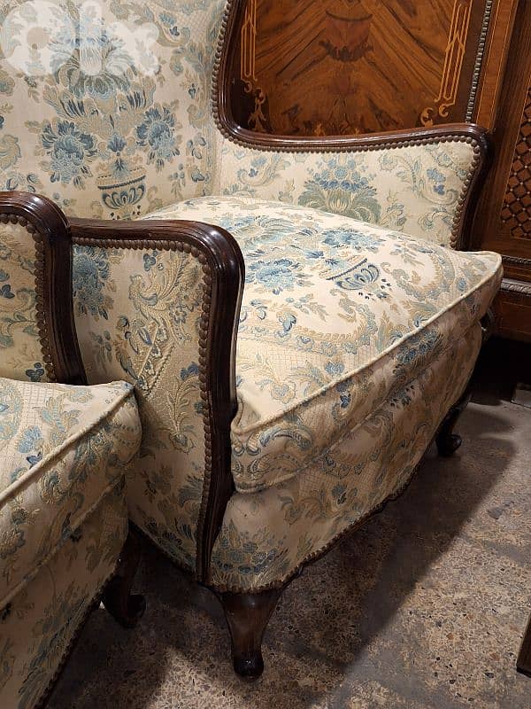 3 pieces salon massif wood great condition 4