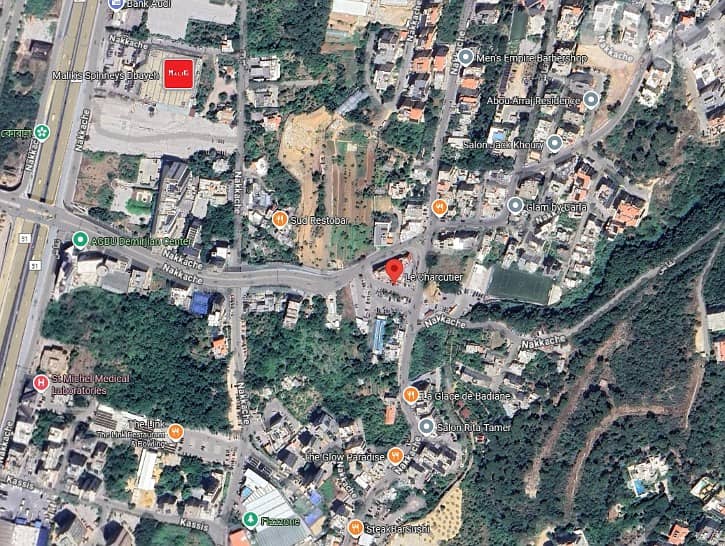 1146m2 land+Partial sea view 4sale in Naccache - أرض للبيع في النقاش 0