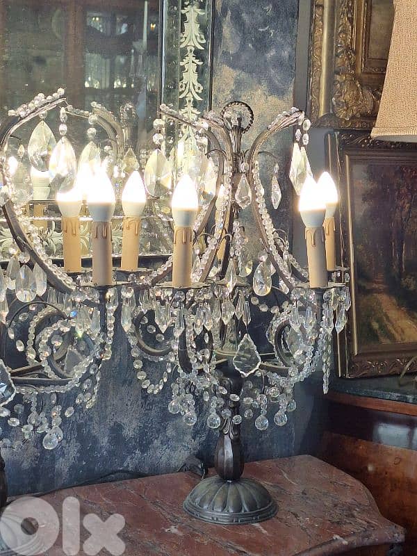 pair of bronze gerandoles 2