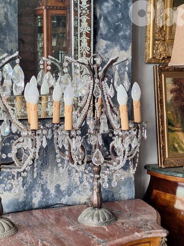 pair of bronze gerandoles 3