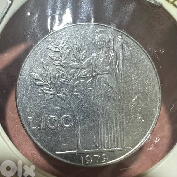 1979 Italy 100 Lire Coin 1