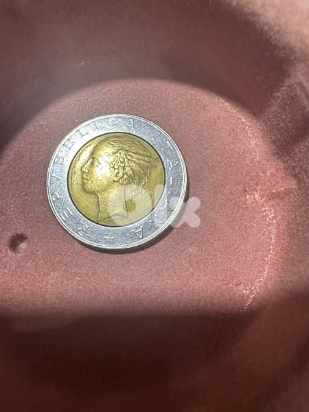 1985 Italy 500 Lire Coin (L. 500) 0