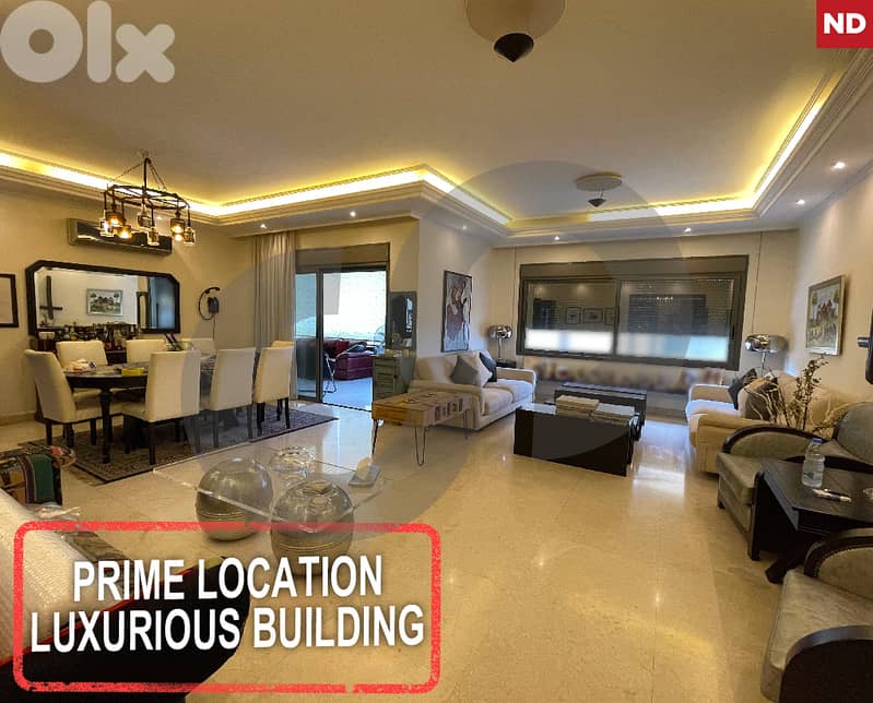 Prime Location! 220 SQM  apartment For sale in Louaizeh REF#ND123657 0
