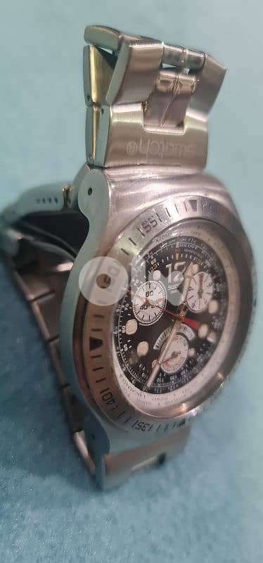 Swatch Irony chronograph Big size 47mm watch ساعه سواتش 2