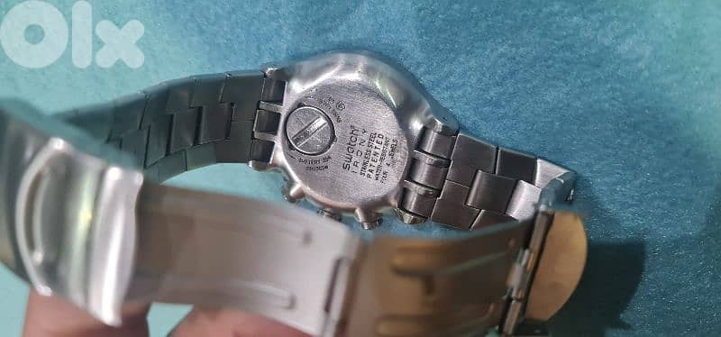 Swatch Irony chronograph Big size 47mm watch ساعه سواتش 3