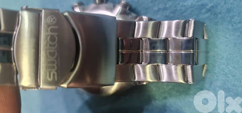 Swatch Irony chronograph Big size 47mm watch ساعه سواتش 4