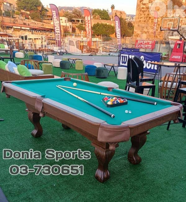 430$ !!! billiard table 7ft (225×125×90cm) wooden 0