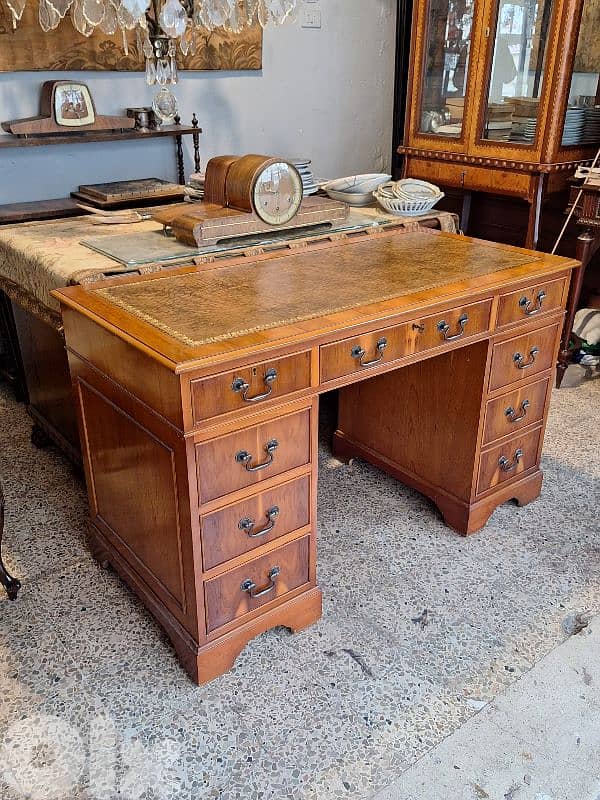 english leather desk 2