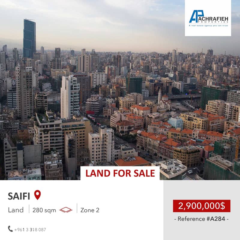 280 Sqm Land For Sale in Saifi 0