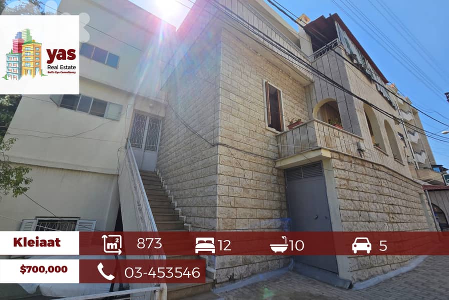 Kleiaat 873m2 | 500m2 Garden | whole Building | Furnished | view | DA 0