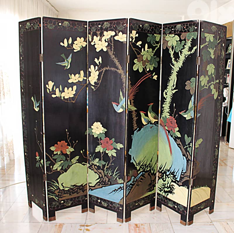 CHINESE WOODEN PARAVAN ~ ROOM SEPARATOR 4