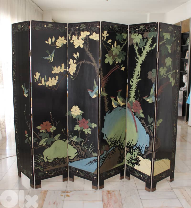 CHINESE WOODEN PARAVAN ~ ROOM SEPARATOR 5