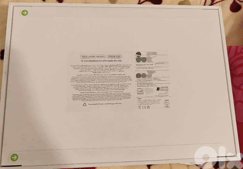 flawless MacBook air 15" M3 1