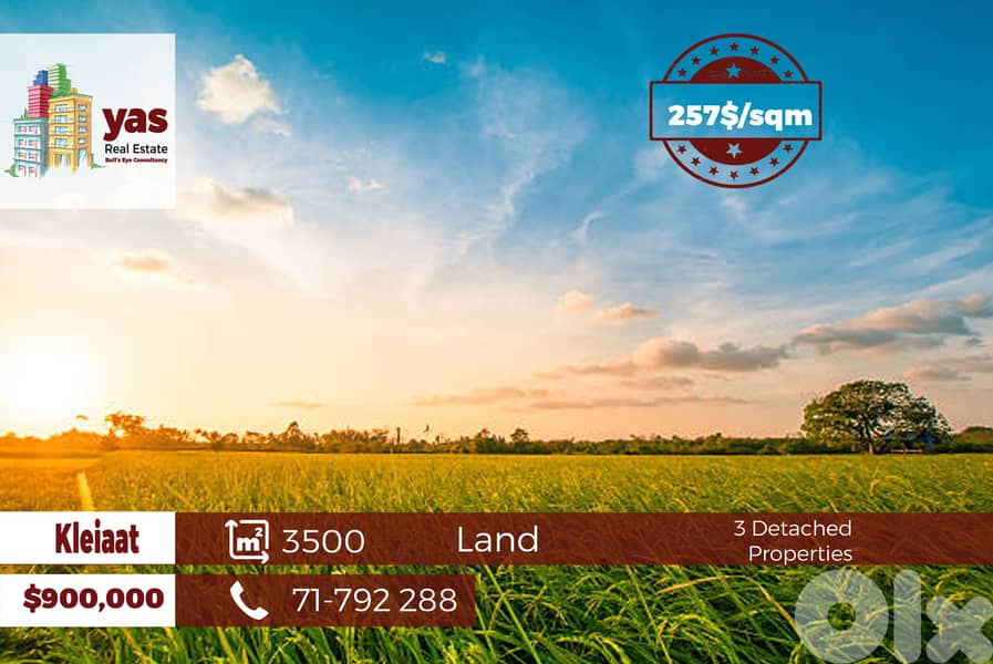 Kleiaat 3500m2 Land with a Villa | Sea & Mountain View | WA | 0