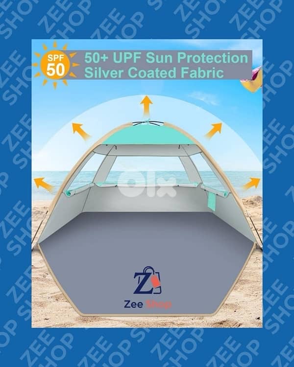 tent 50+ UPF Sun Protection 0
