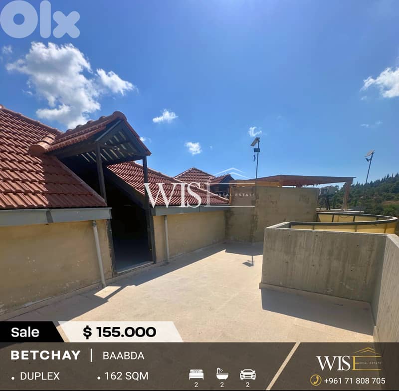 162 SQM Duplex for SALE in Baabda-Betchay! 0