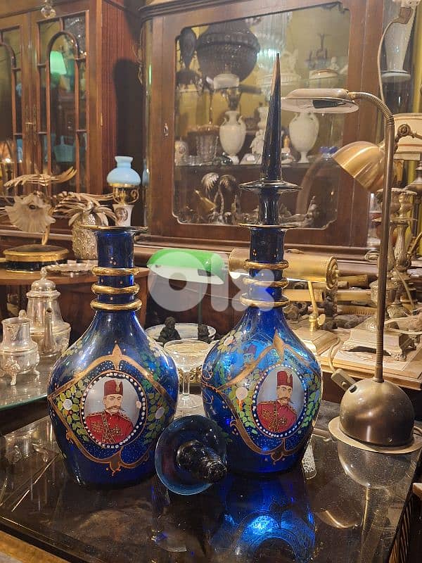 pair of antique carrafe 2