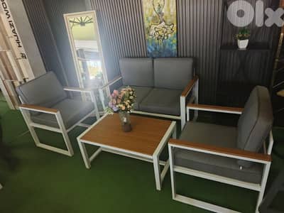 set outdoor طقم للخارج فاندي ابيض او رمادي