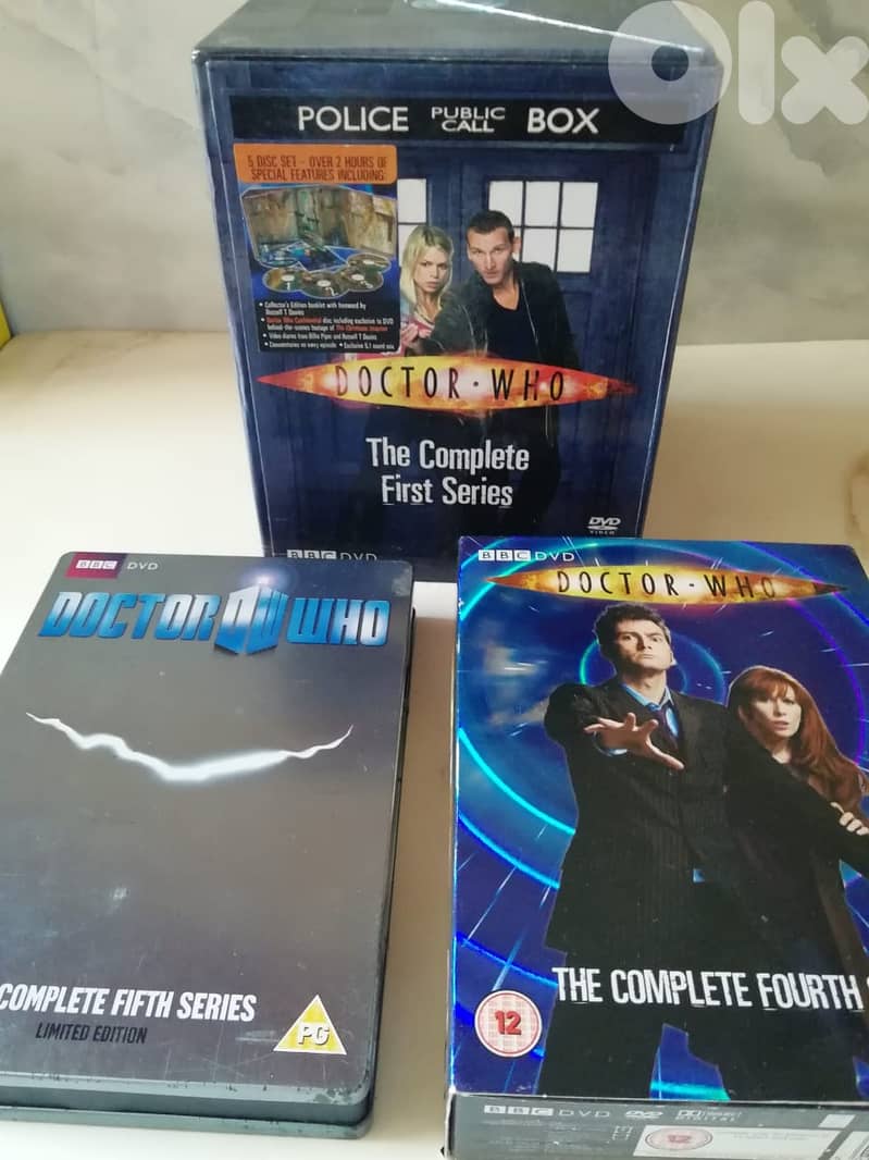 Doctor Who series seasons 1-3-4-5 0