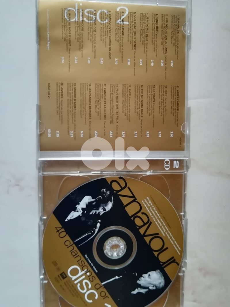 Charles Aznavour 40 chansons d or double CD 1