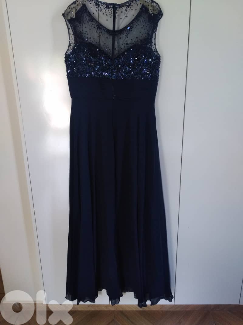 ELIE SAAB WEDDING & SOIREE LONG DRESS EMBROIDERED MUSLIN TISSUE 3000 $ 3