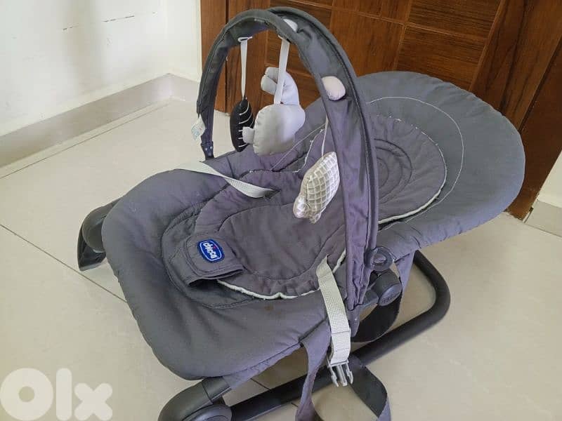 Baby Relax Chicco 0m+ Fabric & Metal Hoopla with Toys Bar 1