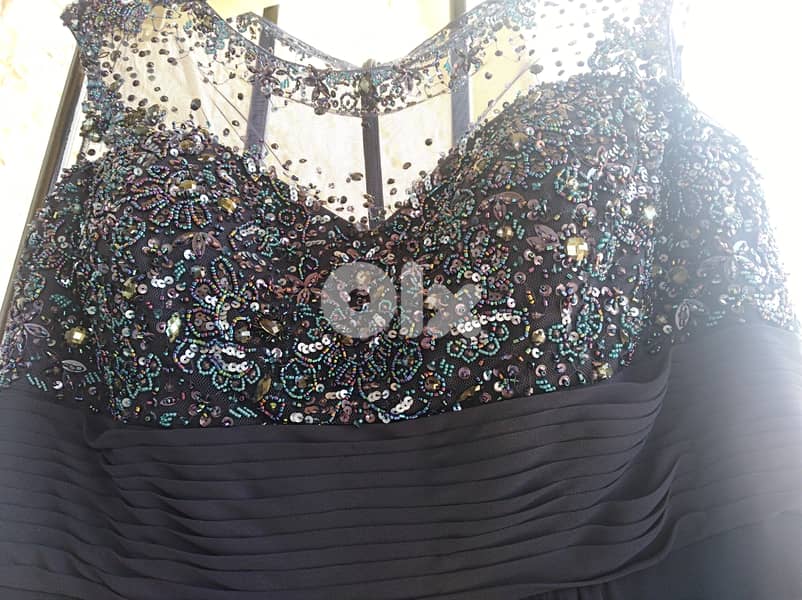 ELIE SAAB WEDDING & SOIREE LONG DRESS EMBROIDERED MUSLIN TISSUE 3000 $ 13