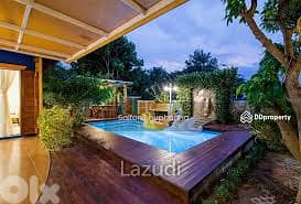 WOOD HOUSE WITH 1000SQ LAND 700SQ GARENDS , KFA-211 0