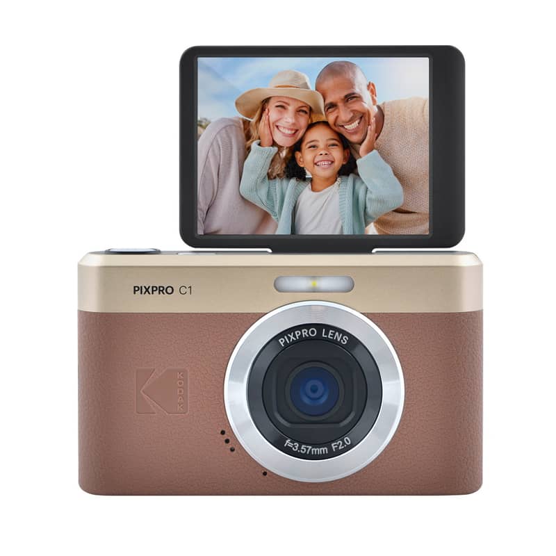 Kodak Pixpro C1 Digital Camera, Brown 0