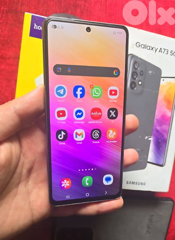 سوبر نضيف سامسونج A73 5g فيتنامي الاورجينال خطين عربي كامل زاكرة 256 2